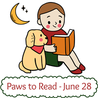 Paws to Read - June 28 Badge