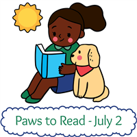Paws to Read - July 2 Badge